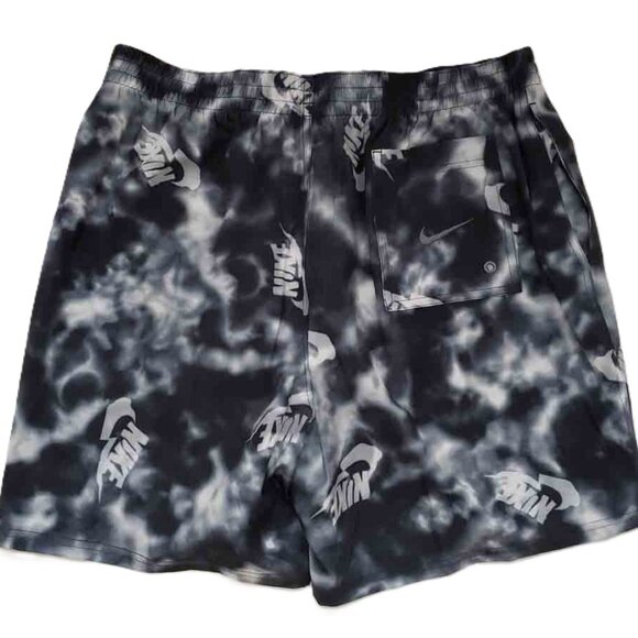 NEW Nike Swim Trunks NESSF513-054 Black Gray White $66 Men's Size XL - Picture 2 of 3